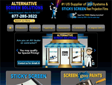 Tablet Screenshot of gooscreen.com
